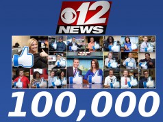 WPEC, First Palm Beach Station to Reach 100,000 Facebook Likes WPEC CBS 12 News Facebook likes