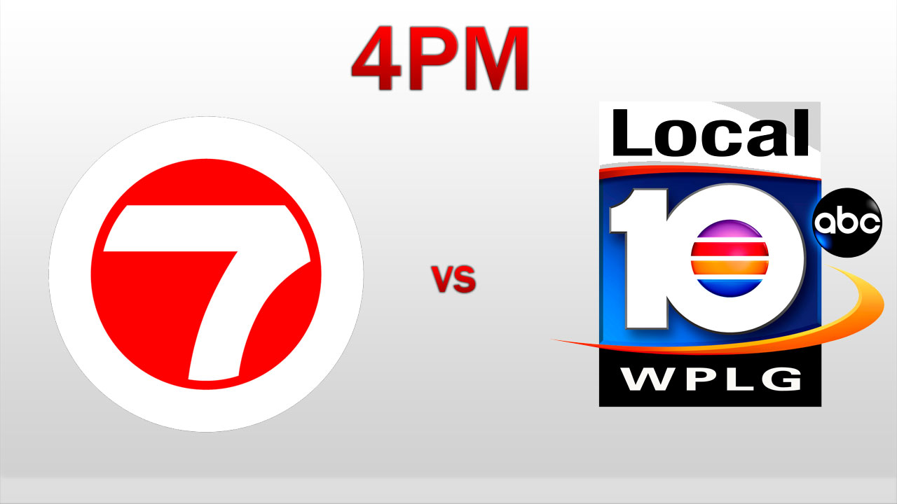 What’s on at 4pm: WSVN vs WPLG